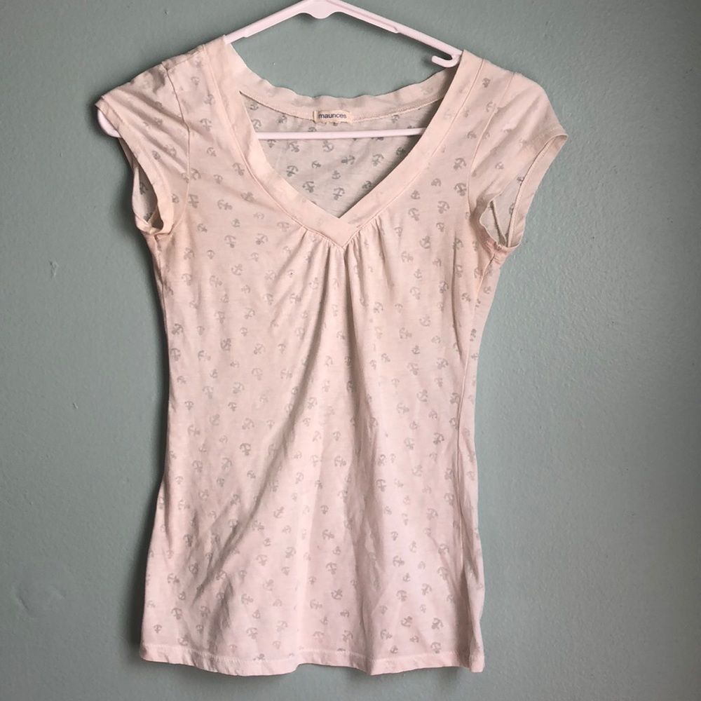 ⭐️Maurice’s Anchor V-Neck Short Sleeve